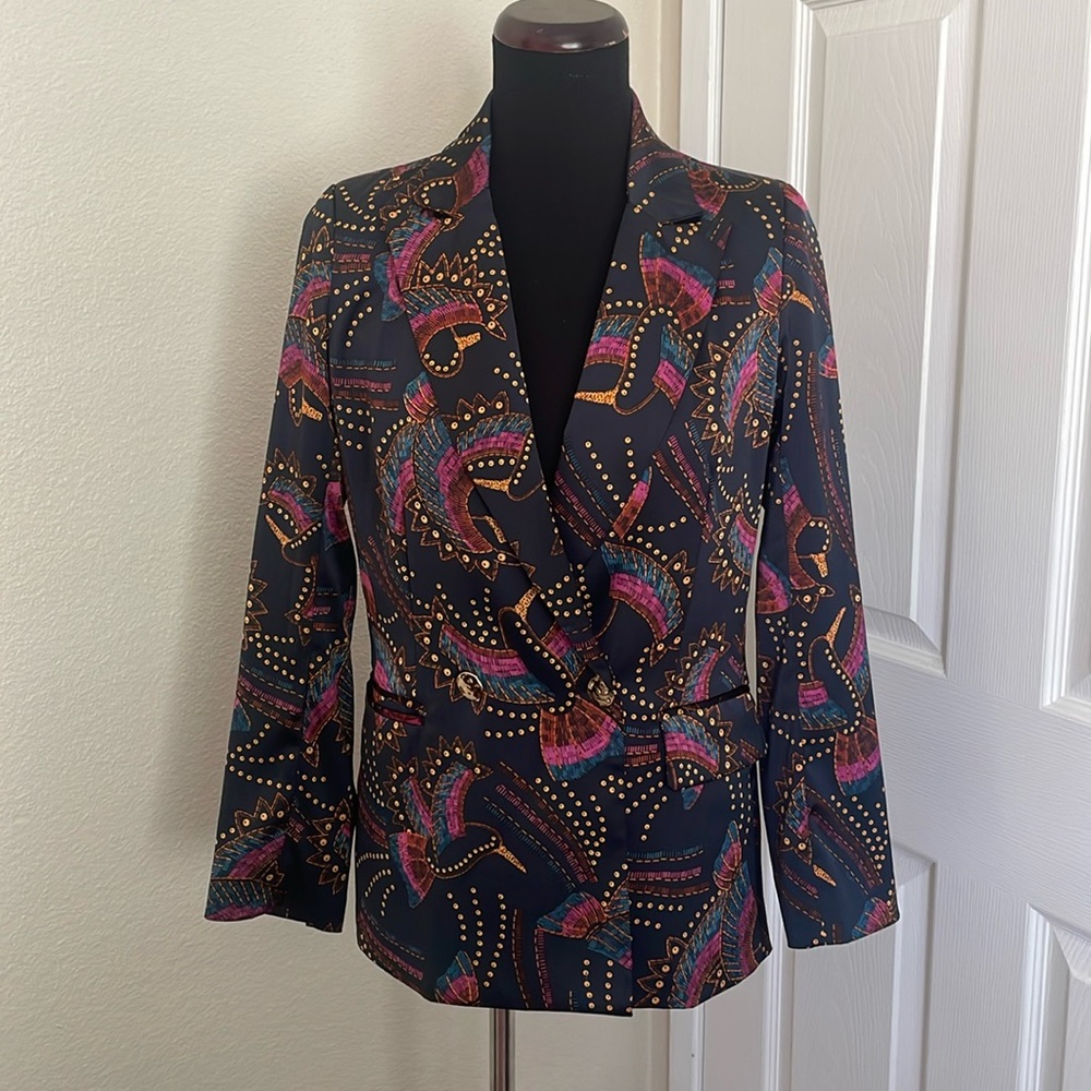 New House of Harlow 1960 x REVOLVE Satin Like Bird Blazer Jacket